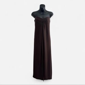 Michael Kors Strapless 100% Silk Dress